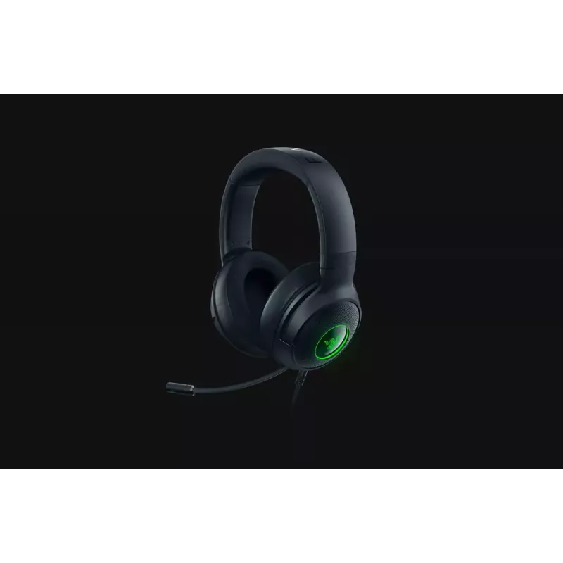 RAZER Kraken V3 X – belaidės ausinės su mikrofonu, USB Type-A, juodos