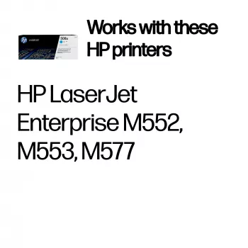 HP 508A Cyan Original LaserJet kasetė su toneriu, 5000 puslapių, Cian