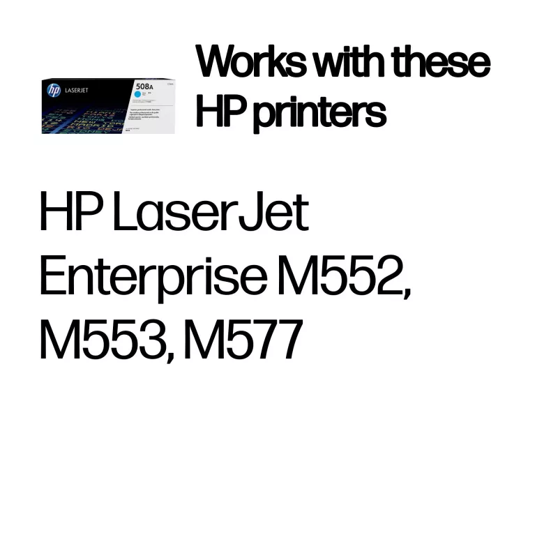 HP 508A Cyan Original LaserJet kasetė su toneriu, 5000 puslapių, Cian