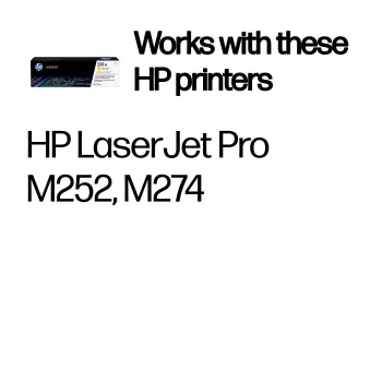 Tonerių kasetė HP CF402A 201A geltona 1400 puslapių