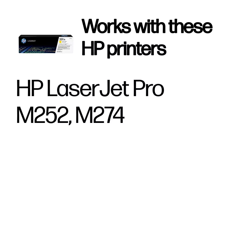 Tonerių kasetė HP CF402A 201A geltona 1400 puslapių