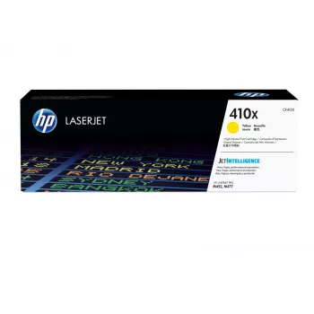HP 410X didelės talpos geltonas originalus LaserJet tonerio kasetė, 5000 puslapių, geltona, 1 vnt.