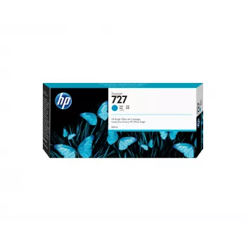 HP 727 300 ml ciano rašalo kasetė, skirta HP DesignJet T1530, T2530, T930
