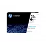 HP 26X didelės talpos juodi originalūs lazeriniai kasetės kasetė, 9000 puslapių, juoda, 1 vnt.