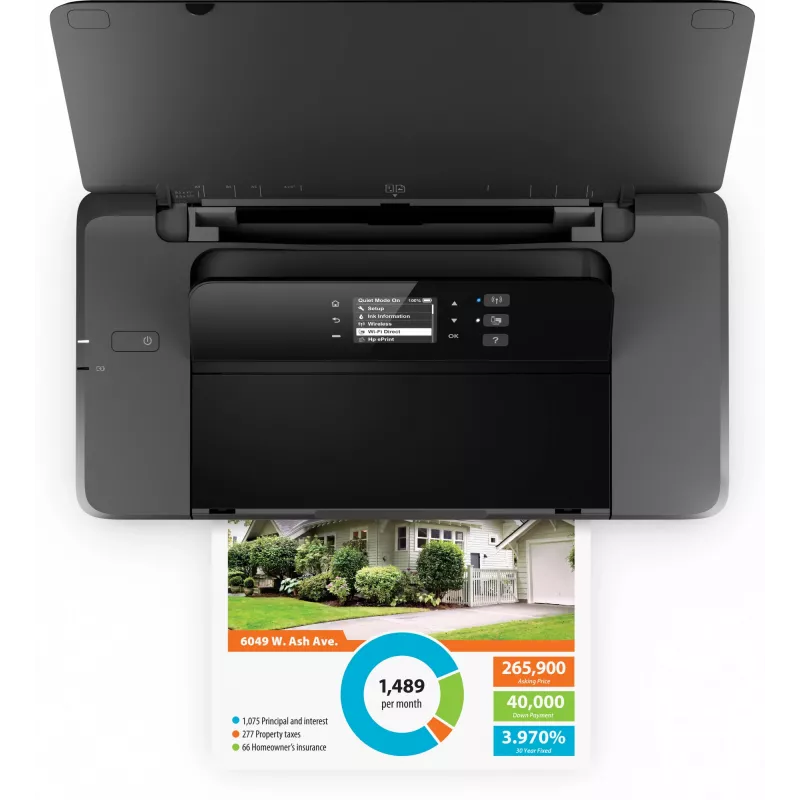 HP Officejet 200 mobilus belaidis spalvotas spausdintuvas