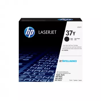 HP 37Y didelės išeigos juodas originalus LaserJet kasetė