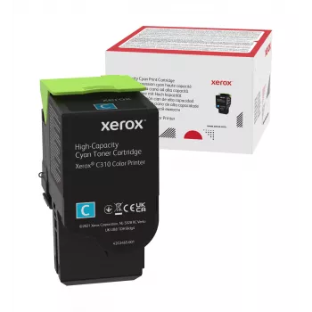Xerox Genuine ® C310 spalvoto spausdintuvo/C315 daugiafunkcio spalvoto spausdintuvo didelės talpos žalsvai mėlynas (Cyan) kasetė (5500 puslapių) - 006R04365