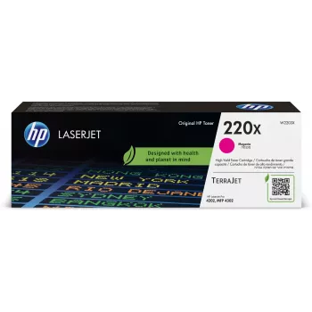 Kasetė HP 220X W2203X 6000 puslapių raudona