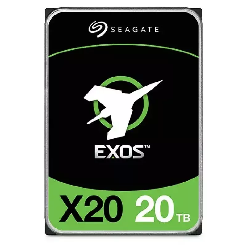 Seagate Enterprise Exos X20 vidinis kietasis diskas 20 TB 7200 RPM 3,5 colio SATA III