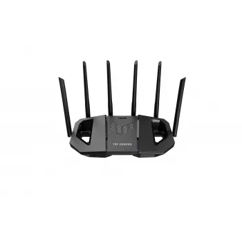 ASUS TUF Gaming BE6500 (TUF-BE6500) belaidis maršrutizatorius 2.5 Gigabit Ethernet dviejų juostų (2,4 GHz / 5 GHz) Juodas