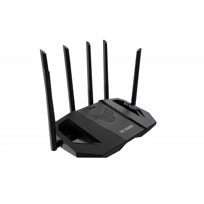 ASUS TUF Gaming BE6500 (TUF-BE6500) belaidis maršrutizatorius 2.5 Gigabit Ethernet dviejų juostų (2,4 GHz / 5 GHz) Juodas