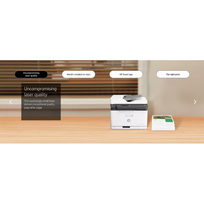 HP Color Laser MFP 179fnw spausdintuvas, lazerinis, spalvotas, 600 x 600 DPI, A4, tiesioginis spausdinimas, juodas, baltas