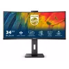 Philips 5000 serijos 34B1U5600CH/00 kompiuterio monitorius 86,4 cm (34 colių) 3440 x 1440 pikselių Wide Quad HD LCD juodas