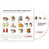 Virtuvinis kombainas Bosch Styline MUM 54251, 900 W, 3,9 L, nerūdijančio plieno dubuo, balta spalva