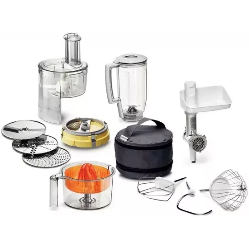 Virtuvinis kombainas Bosch Styline MUM 54251, 900 W, 3,9 L, nerūdijančio plieno dubuo, balta spalva