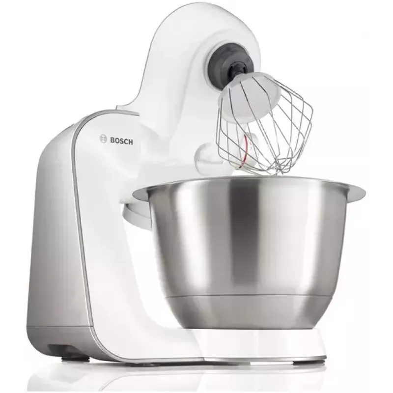 Virtuvinis kombainas Bosch Styline MUM 54251, 900 W, 3,9 L, nerūdijančio plieno dubuo, balta spalva