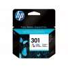 HP 301 Tri-color Original rašalo kasetė (3 spalvos, 150 puslapių)