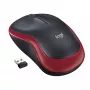 Belaidė pelė Logitech M185 raudona