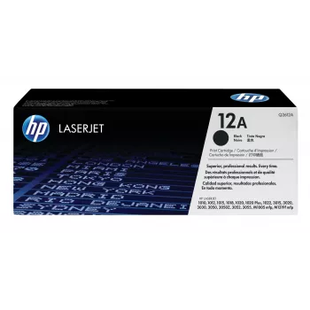 HP 12A juodas originalus LaserJet tonerio kasetė
