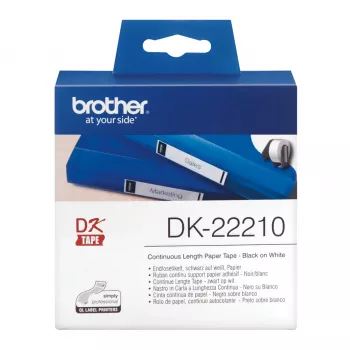 Brother DK22210 ištisinė popierinė juosta etiketėms