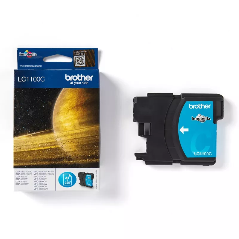 Brother LC1100C original rašalo kasetė, 1 vnt., Cian