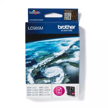 Brother LC985M rašalo kasetė 1 vnt. Originali purpurinė