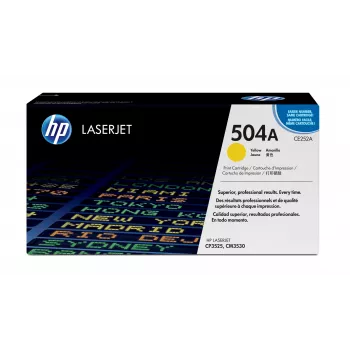 HP 504A geltona originali LaserJet tonerių kasetė, 7000 puslapių