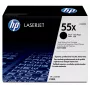 HP 55X didelės talpos juodas originalus LaserJet kasečių rinkinys, 12500 puslapių, juoda, 1 vnt.