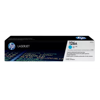 HP 126A Cyan Original LaserJet tonerio kasetė, 1000 puslapių, žydra, 1 vnt.