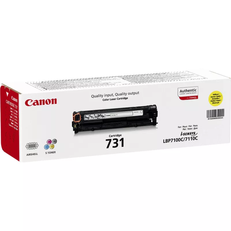 Canon 731 original geltonas toneris 1 vnt.