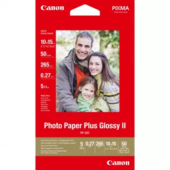 Canon PP-201 Glossy II foto popierius blizgus 4x6 colio - 50 lapų