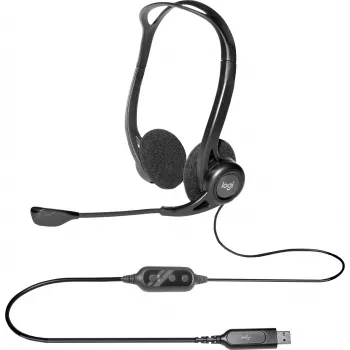 LOGITECH 960 – USB ausinės su mikrofonu
