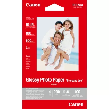 Canon GP-501 Blizgus Fotopopierius 4x6 colio – 100 lapų, 210 g/m²