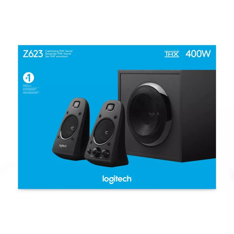 Garsiakalbiai Logitech Z623 2.1 200W THX