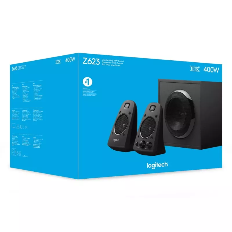 Garsiakalbiai Logitech Z623 2.1 200W THX