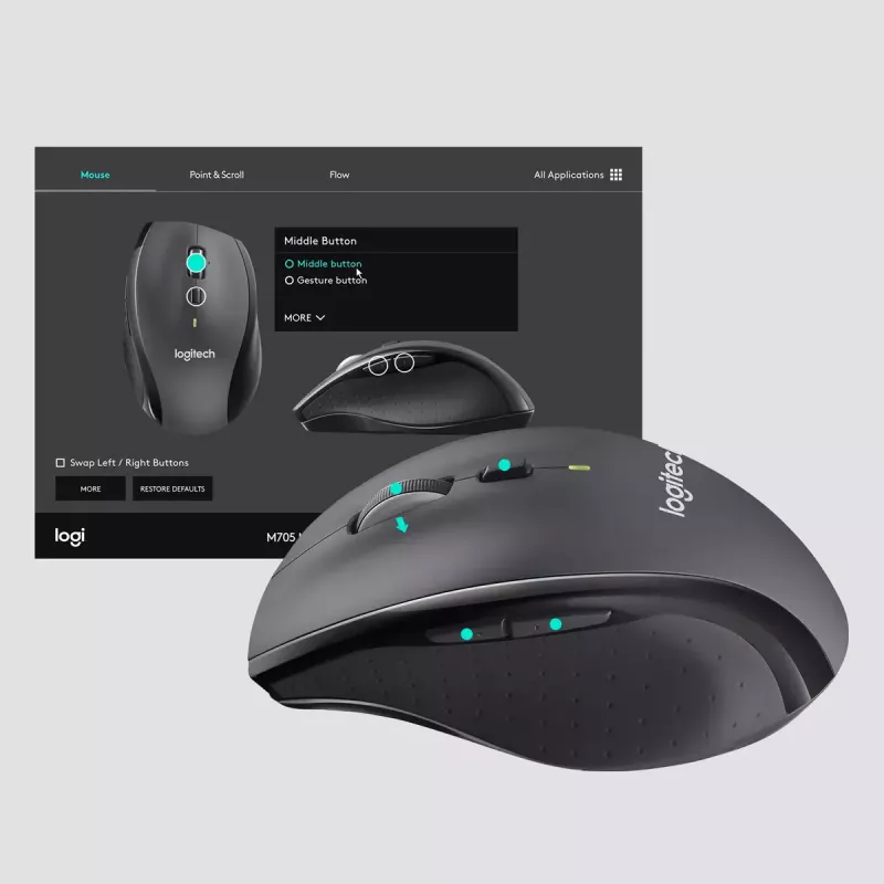 Belaidė pelė Logitech Marathon M705 RF