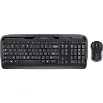 Belaidis klaviatūros ir pelės rinkinys Logitech Wireless Desktop MK330 Nordic USB