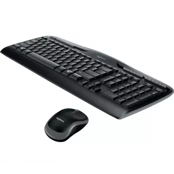 Belaidis klaviatūros ir pelės rinkinys Logitech Wireless Desktop MK330 Nordic USB