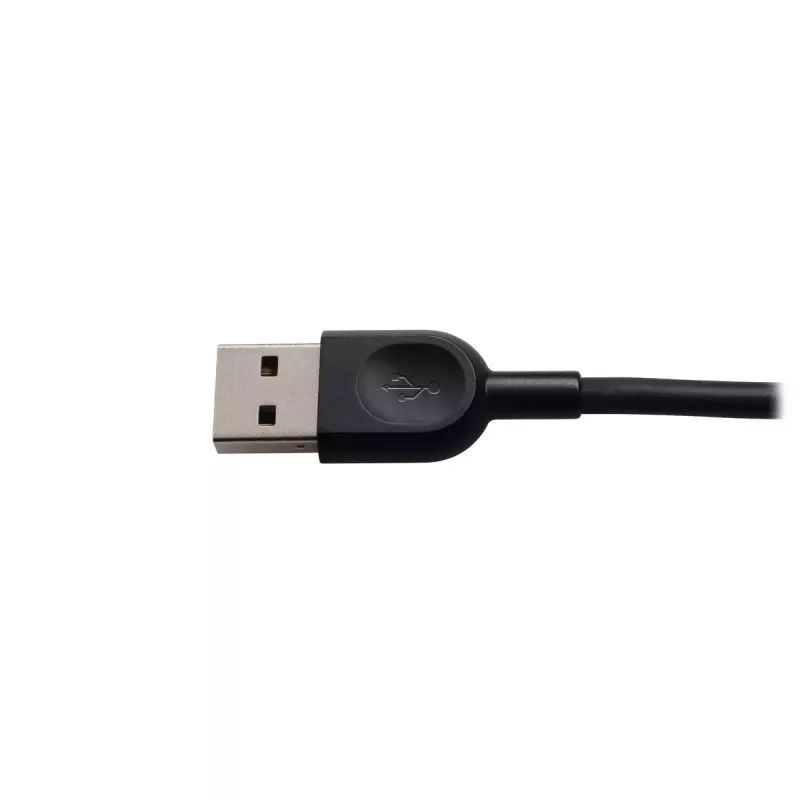 Ausinės Logitech H540 su įmontuotu mikrofonu, USB Type-A, juodos spalvos