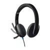 Ausinės Logitech H540 su įmontuotu mikrofonu, USB Type-A, juodos spalvos