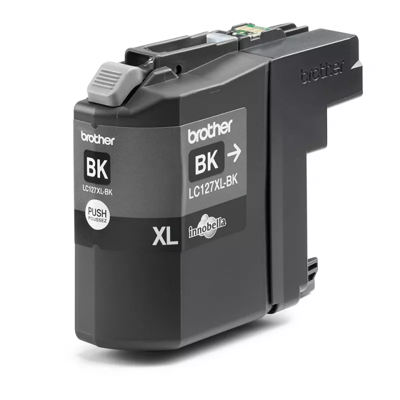 Kasetė Brother LC127XLBK rašalinė, juoda, 1 vnt., originali, itin didelės talpos