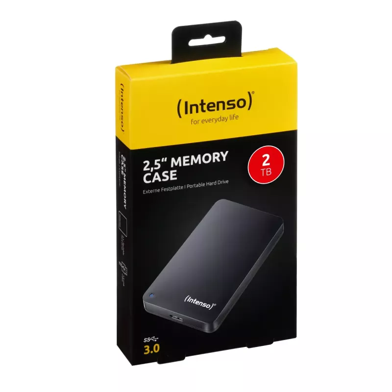 Išorinis kietasis diskas Intenso 2TB USB 3.0 2,5 colio Memory Case