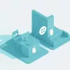 TP-Link Powerline 600 Wi-Fi išplėtimo rinkinys