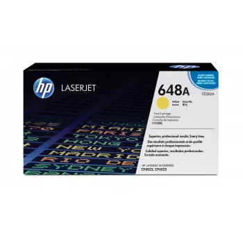 HP 648A geltona originali LaserJet kasetė, 11000 puslapių