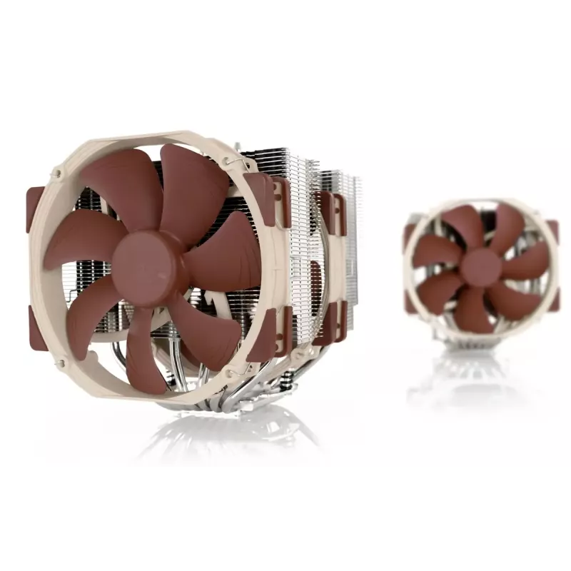 Aušintuvas CPU Noctua NH-D15 14 cm smėlio/rudos spalvos plieninis 1500 RPM 140,2 m³/h