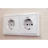 Brother TZE-111 juosta etiketėms, juoda ant permatomo
