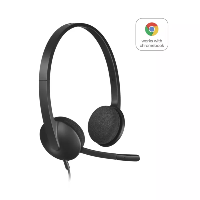 LOGITECH H340 - USB - Ausinės - Juodos