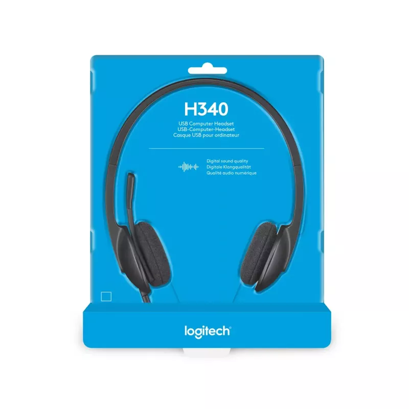 LOGITECH H340 - USB - Ausinės - Juodos