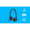 LOGITECH H340 - USB - Ausinės - Juodos