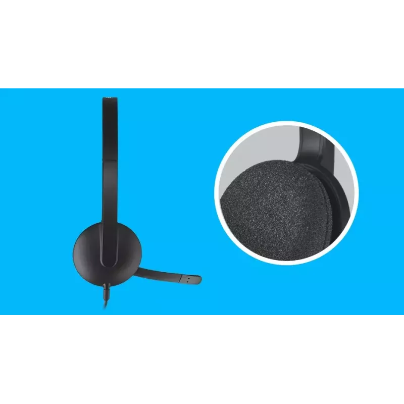 LOGITECH H340 - USB - Ausinės - Juodos